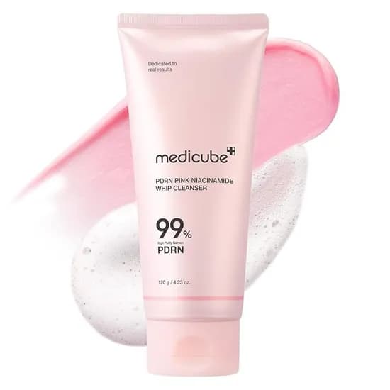 Medicube PDRN Pink Niacinamide Whip Cleanser 120G