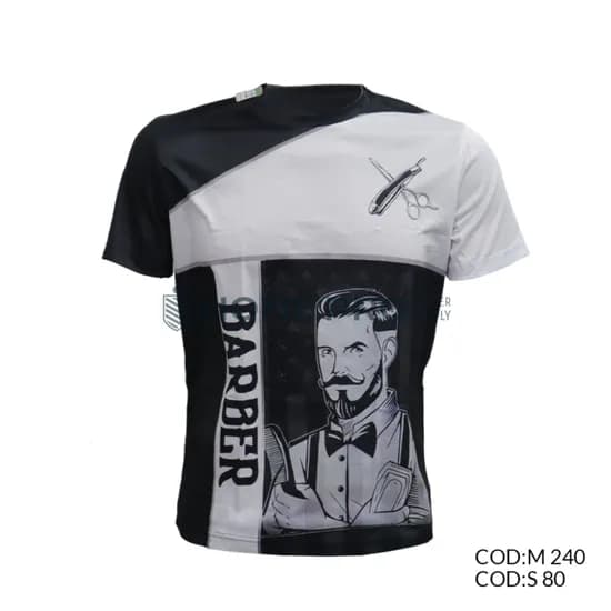 Camiseta de Barbeiro Tamanho M