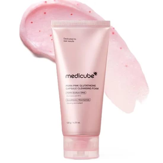 Medicube PDRN Pink Glutathione Capsule Cleans Foam