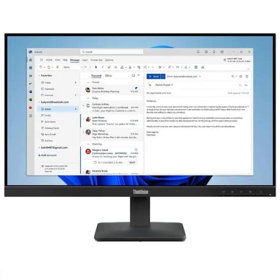 Monitor 24" Thinkvision S24-4E 64B5KAR1LA FHD/VGA/HDMI 60HZ