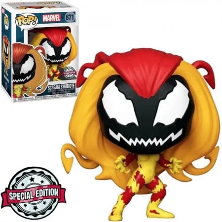 Funko Pop Marvel Spider-Man Scream Symbiote *Ex* 671
