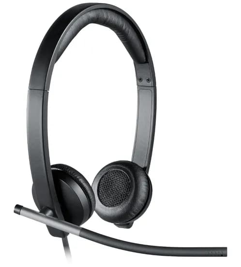 Fone de Ouvido H650E Stereo Logitech USB 981-000518 Preto