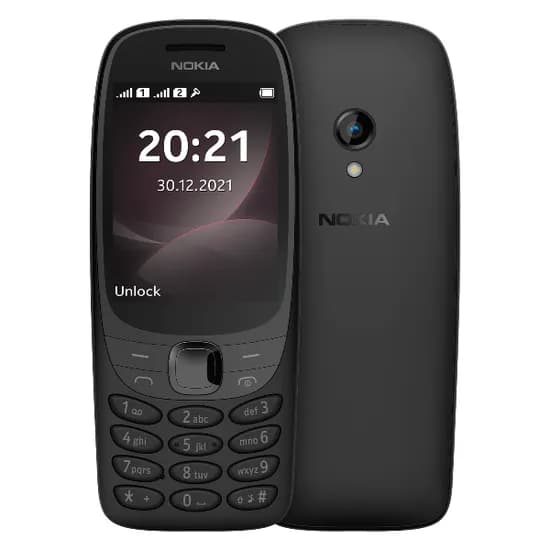 Celular Nokia 6310 4G / 32GB / Dual Sim / Tela 2.8"/ Whatsapp / Wifi / Bluetooth / Câmera 0.3 MP - Preto