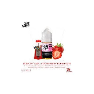 Essencia para Vaper Born To Vape Nicsalt Strawberry Bubblegum 30ML 35M