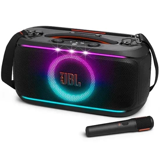 Caixa de Som JBL Partybox On The Go 2 100 Watts com Bluetooth/USB-C - Preta