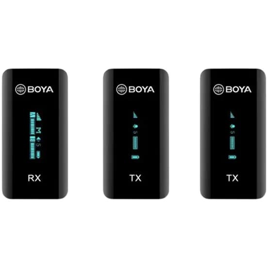 Microfone Boya BY-XM6-K2 Wireless (2XT+1RX) - Black