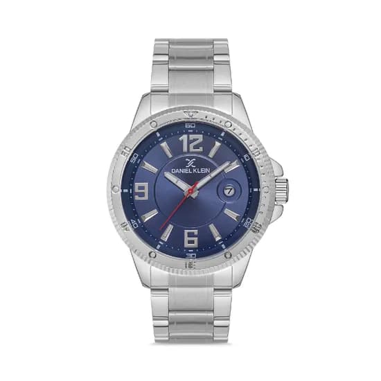 Relógio Analógico Masculino Daniel Klein Premium DK.1.12577-3 - Prata/Azul