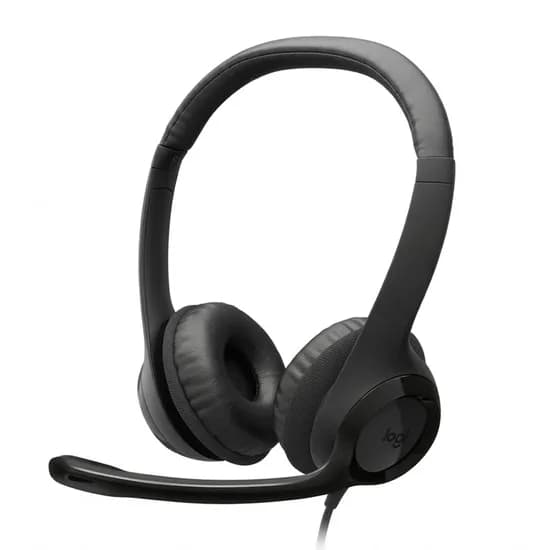 Fone de Ouvido Logitech H390 981-001575 USB-C - Preto