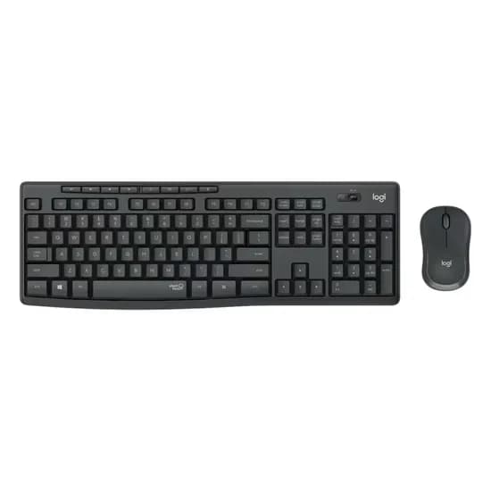 Kit Teclado e Mouse Logitech MK295 920-009792 Sem Fio Espanhol - Preto