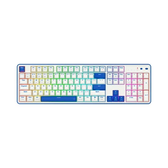 Teclado Gamer Redragon K685WB-RGB-Pro Faye Pro Blanco