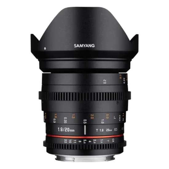 Lente Cine Samyang Canon Ef 20MM T/1.9 Ed As Umc