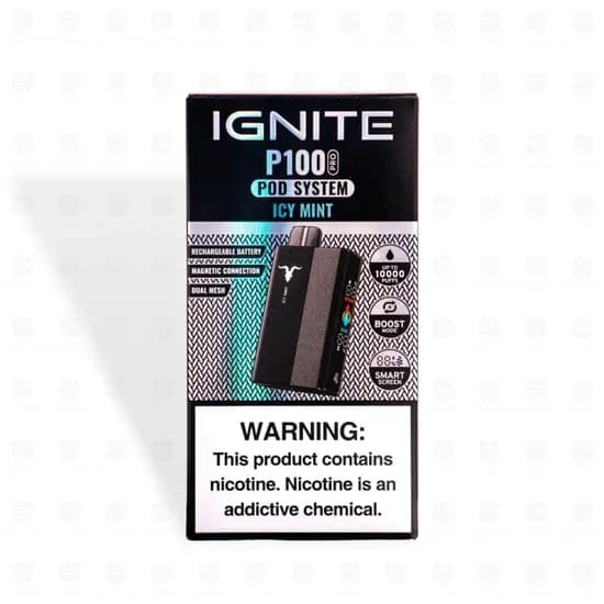 Pod Ignite P100 Kit Metal Gray Menthol