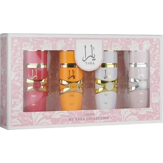 Kit Perfumes Lattafa MY Yara Collection Edp - Feminino 4 Peças