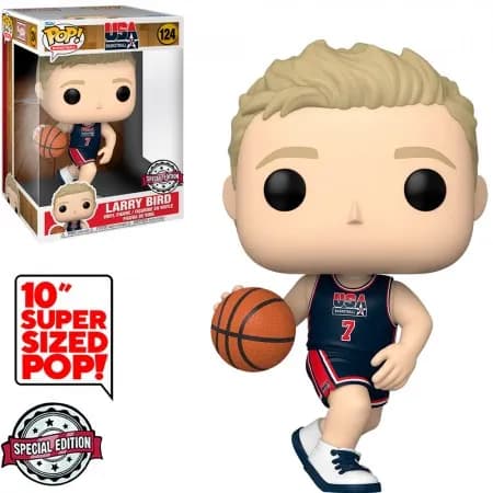 Funko Pop Nba Usa *Super Sized 10* Larry Bird *Ex* 124