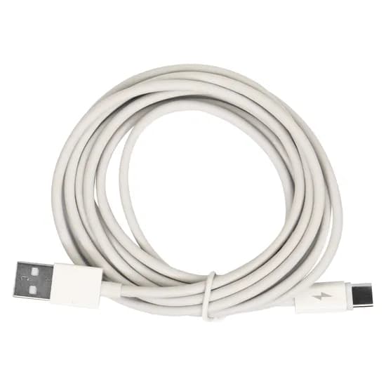 Cabo Mox MO-2002 - USB/Tipo C - 2 Metros - Borracha - Branco