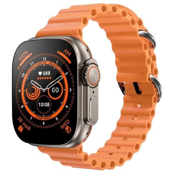 Relogio Smartwatch WS85 Ultra / 49MM / com Bluetooth - Laranja
