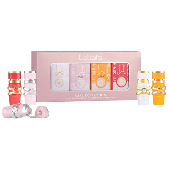 Kit Perfume Feminino Mini Lattafa Yara 4X5 Edp 5ML