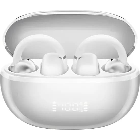Fone de Ouvido Sem Fio Haylou Airfree Earrings OW03 com Bluetooth - Branco