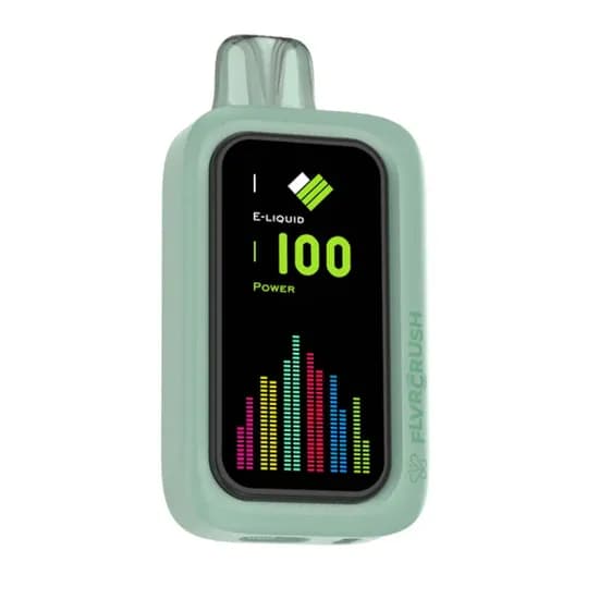 Vap Pod Descartável Flvrcrush Dual Mesh 16000 Puffs - Lime Mint