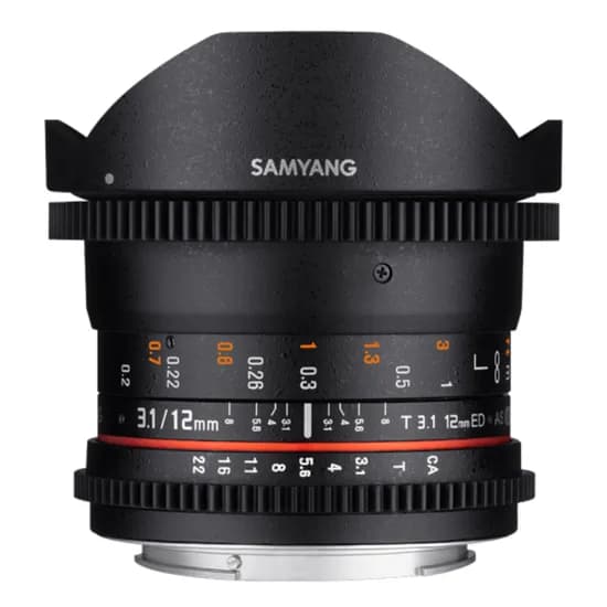 Lente Cine Samyang Canon Ef 12MM T3.1 Ed As NCS