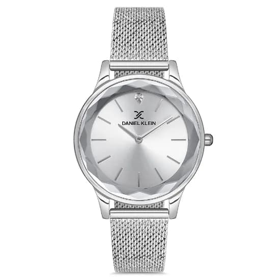 Relógio Analógico Feminino Daniel Klein DK.1.12678-1 Premium Ladies / Pulseira de Aço Inoxidável - Prata