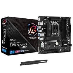 Placa Mãe Asrock B760M PG Lightning Wi-Fi Socket LGA 1700 / DDR5