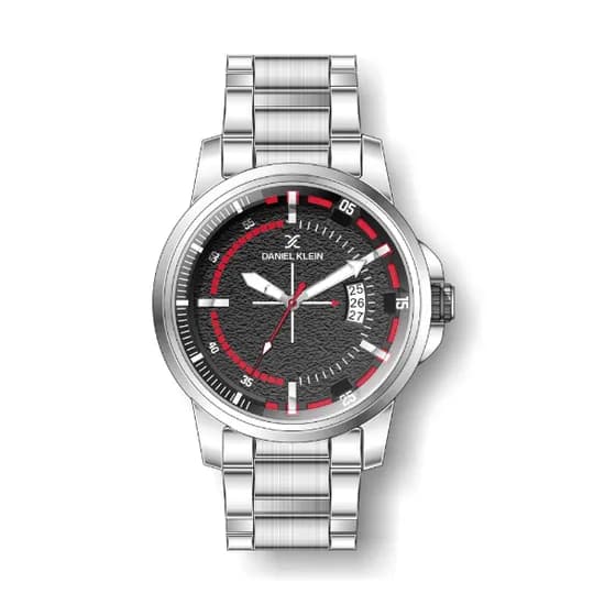 Relógio Analógico Masculino Daniel Klein Premium DK.1.12441-2 - Prata e Preto