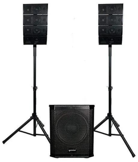 LRX 448 Line Array Portátil com Subwoofer 12″ Gemini