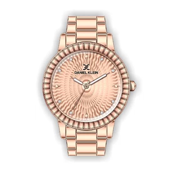 Relógio Analógico Feminino Daniel Klein Premium DK.1.12287-2 - Rosa Ouro