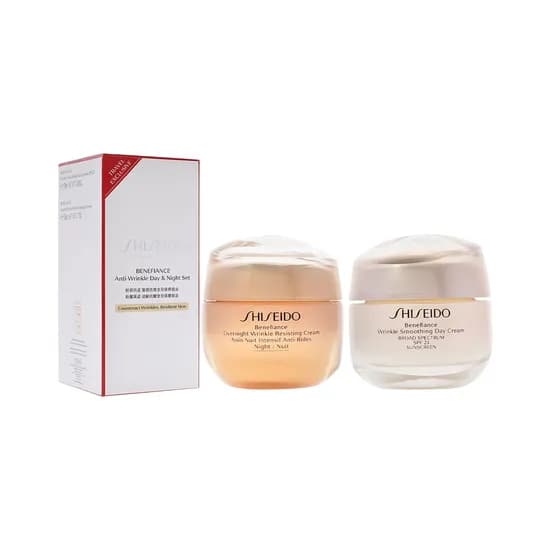 Set de Cosméticos Shiseido Benefiance Anti-Wrinkle Day & Night 2 Piezas