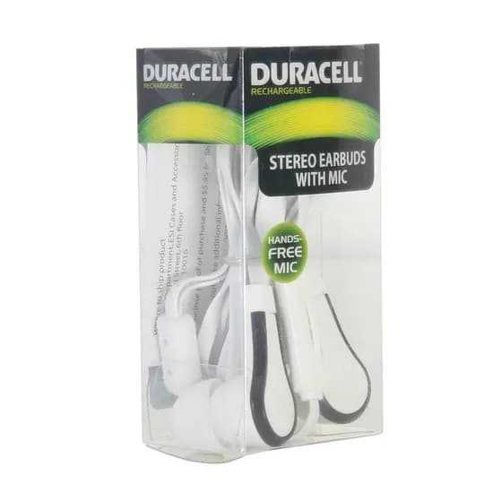 Fone Duracell LE2160 com Microfone Branco