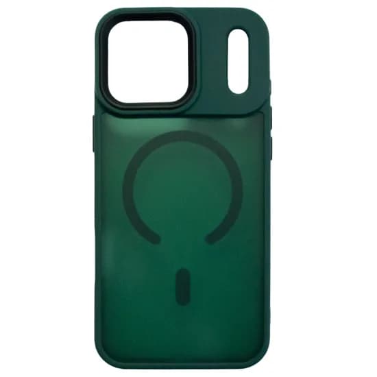 Capinha para iPhone 17 Pro Magsafe 3IN1 - Verde/Transparente