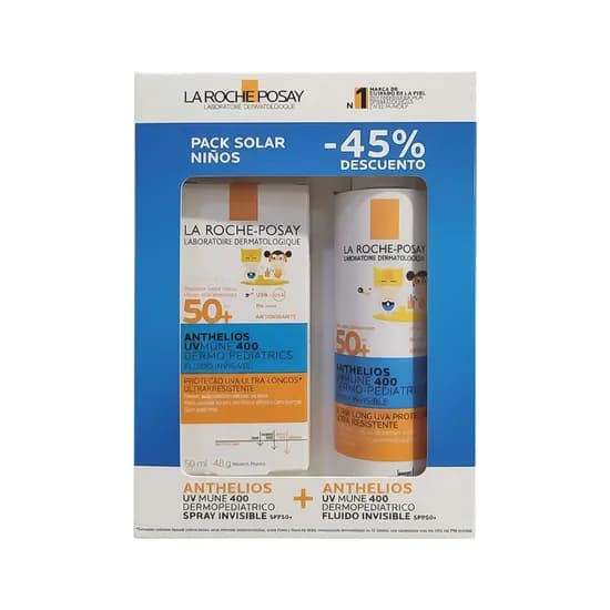 Kit La Roche-Posay Anthelios Pack Solar Niños SPF50+ 2 Piezas