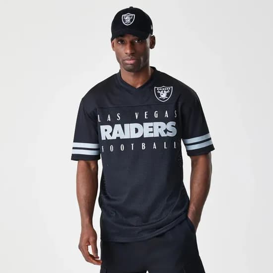 Remera New Era Jersey Las Vegas Raiders NFL Negro
