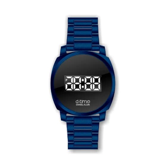 Relógio Digital Masculino Daniel Klein D:Time DK.1.12435-4 - Azul