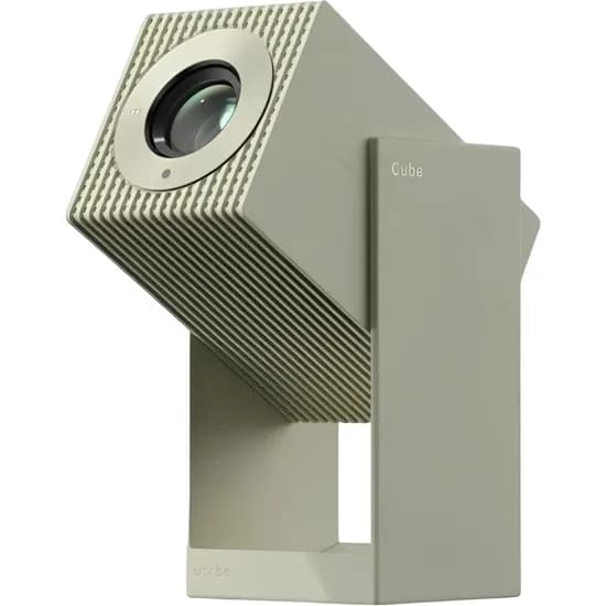Projetor Wanbo Cube 2 Pro 500 Lumens Full HD - Bege Verde
