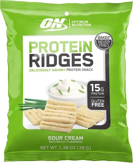 Optimum Nutrition Snack Ridges GF 39G - Sour Cream