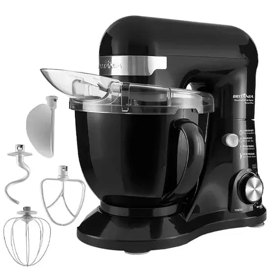Batedeira Britânia Planetária BBP760 Power Plus Turbo 12 Velocidades 700 Watts 220V ~ 50/60 HZ - Preta
