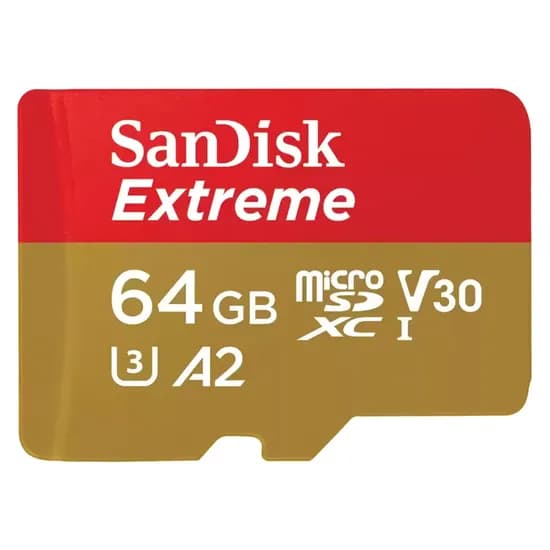 Cartão de Memória Micro SD Sandisk Extreme Action 64GB 170MBS - SDSQXAH-064G-GN6AA