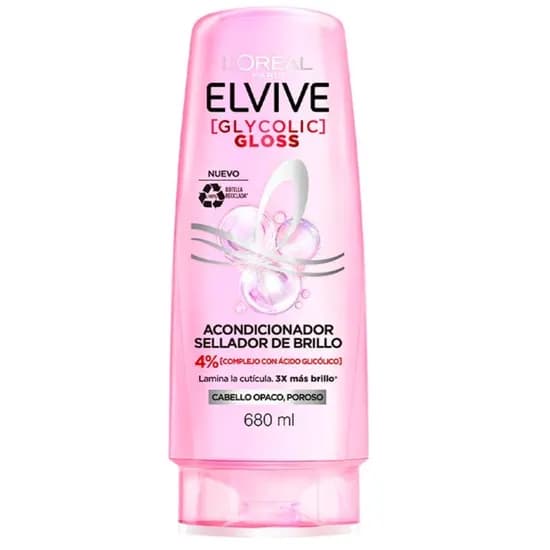 Elvive Glycolic Gloss Condicionador 680ML