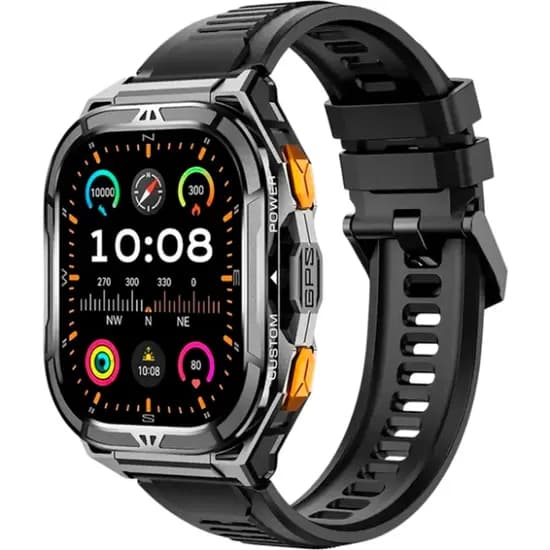 Relogio Smartwatch Cubot GT3 com Bluetooth 4.2 / 1.96" - Preto