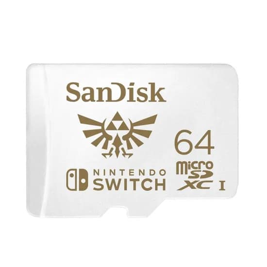 Memoria Micro SD Sandisk 64GB p/Nintendo