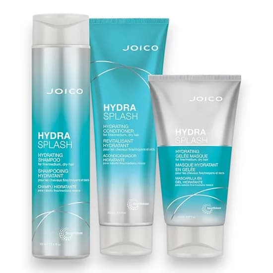 Set Capilar Joico Hydrasplash Hydranting Shampoo + Acondicionador + Máscara