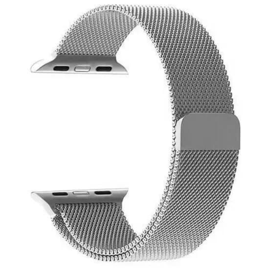 Pulseira 4LIFE Estilo Milanês para Apple Watch 38/40MM Magnético - Prata