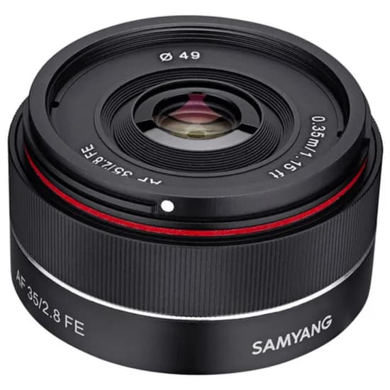 Lente Samyang Sony Af 35MM F/2.8 e FF