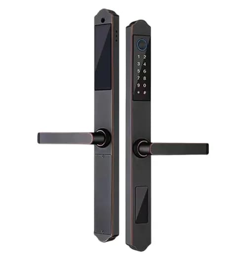 Fechadura Digital S611-1 Wifi Tuya/ Senha/ USB/ Cartão/ Ic/ Preto