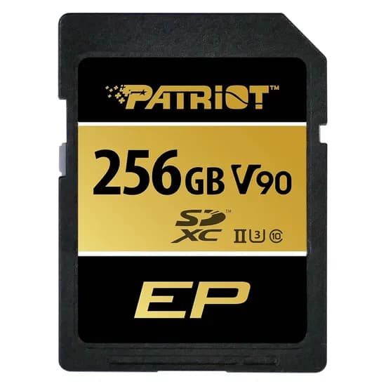 Cartão de Memória SD Patriot V90 256GB 300MBS - PEF256GEP92SDX