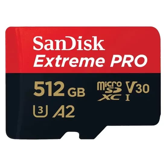 Cartão de Memória Micro SD Sandisk Extreme Pro 512GB 200MBS - SDSQXCD-512G-GN6MA