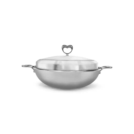FL-34SS-Ihwok Balzano 34CM Multiply SS Wok With Lid