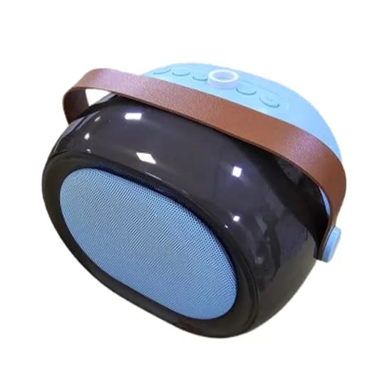 Speaker Ecopower EP-2326 RGB 10W Bluetooth/ USB/ Aux/ Karaoke/ Micrófone - Azul